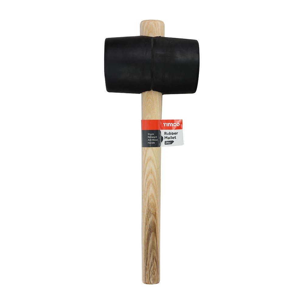 TIMCO Rubber Mallet - Black 24oz