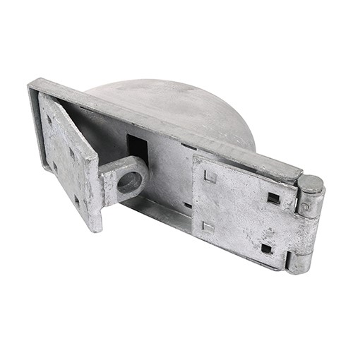 TIMCO Padlock Protection Bar - Heavy Duty - Left - Hot Dipped Galvanised 7 1/2