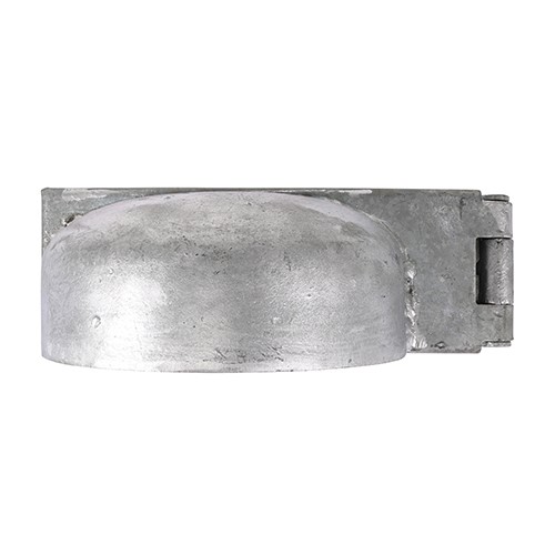 TIMCO Padlock Protection Bar - Heavy Duty - Right - Hot Dipped Galvanised 7 1/2