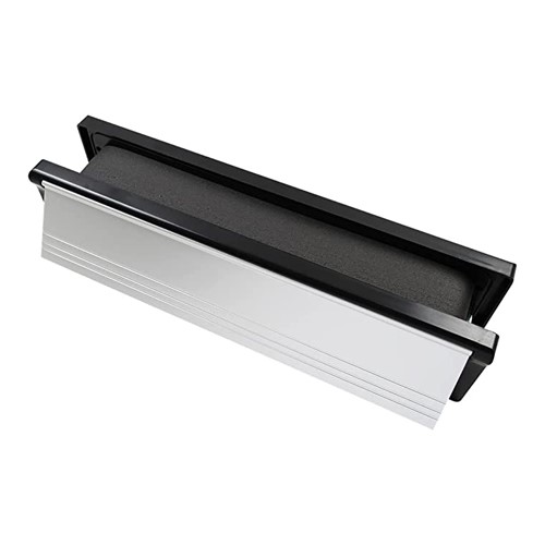 TIMCO Intumescent LetterPack - Polished Silver - Black Frame 272 x 70mm