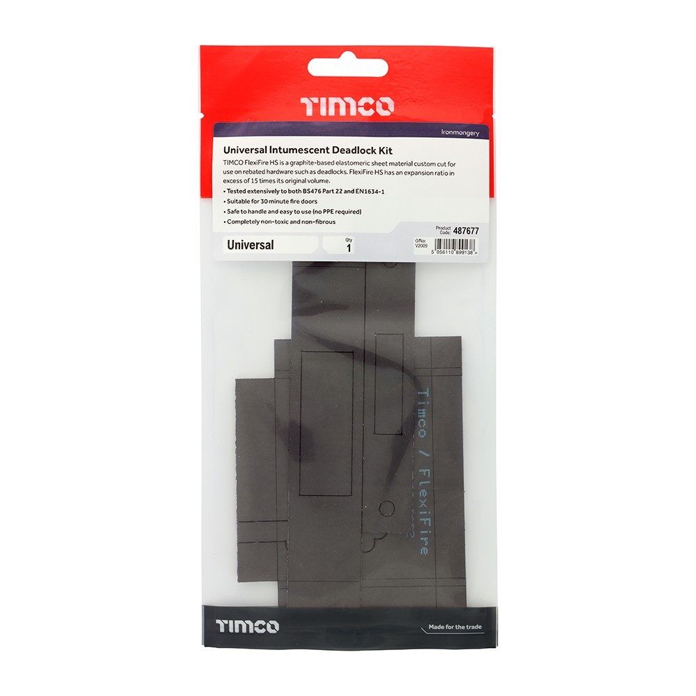 TIMCO Universal Intumescent Deadlock Kit Universal
