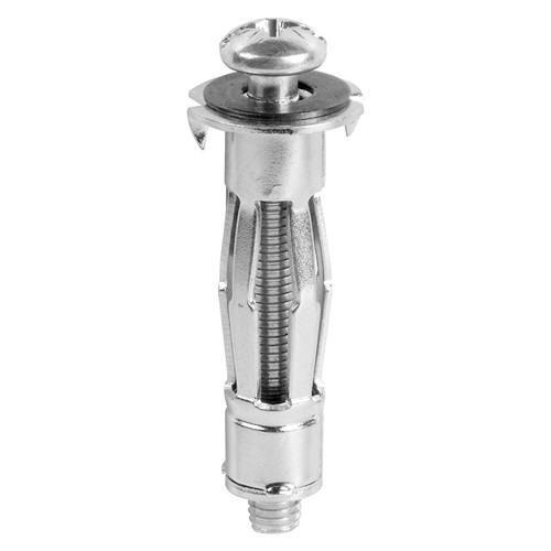 TIMCO Metal Cavity Anchors - Zinc M5 x 37mm (45mm Screw) (4 Pack)