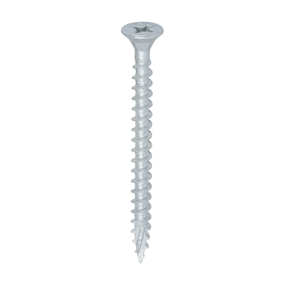 TIMCO C2 Exterior Strong-Fix Multi-Purpose Premium Screws - PZ -Silver 5.0 x 60mm (150 Tub)