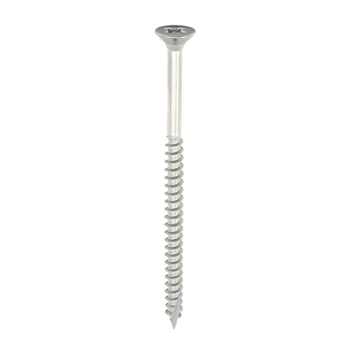 TIMCO Classic Multi-Purpose Screws - PZ -Stainless Steel 5.0 x 80mm (6 Pack)