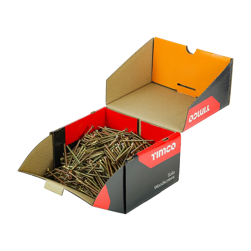 TIMCO Solo Woodscrew Industry Pack 5.0 x 80mm (1000 Pack)