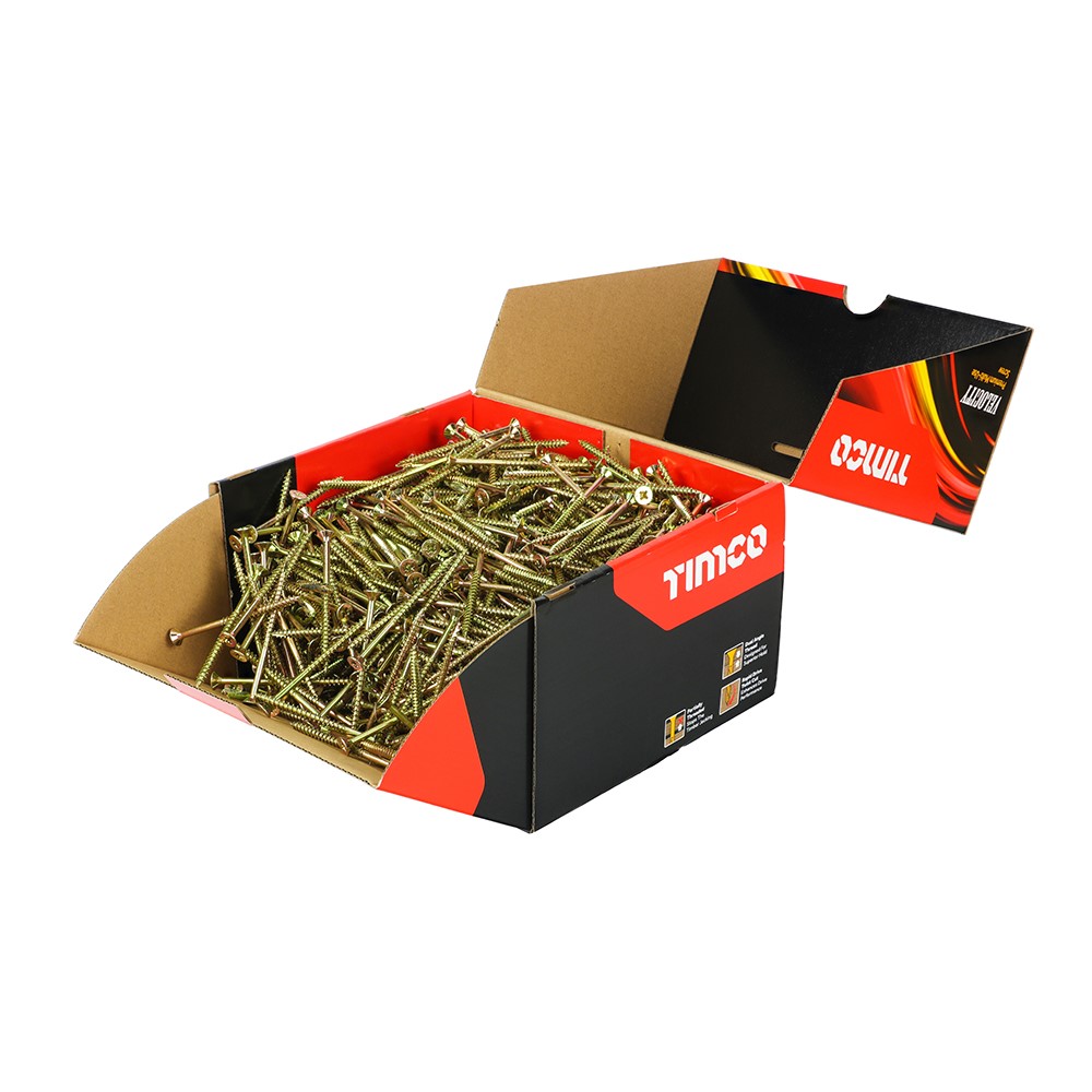 TIMCO Velocity Premium Multi-Use Screws - PZ - 5.0 x 80mm (1000 Pack)