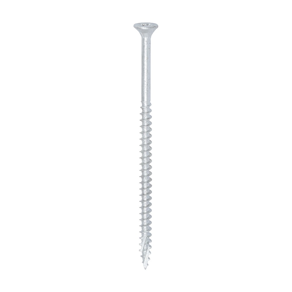 TIMCO C2 Exterior Strong-Fix Multi-Purpose Premium Screws - PZ -Silver 5.0 x 100mm (100 Pack)