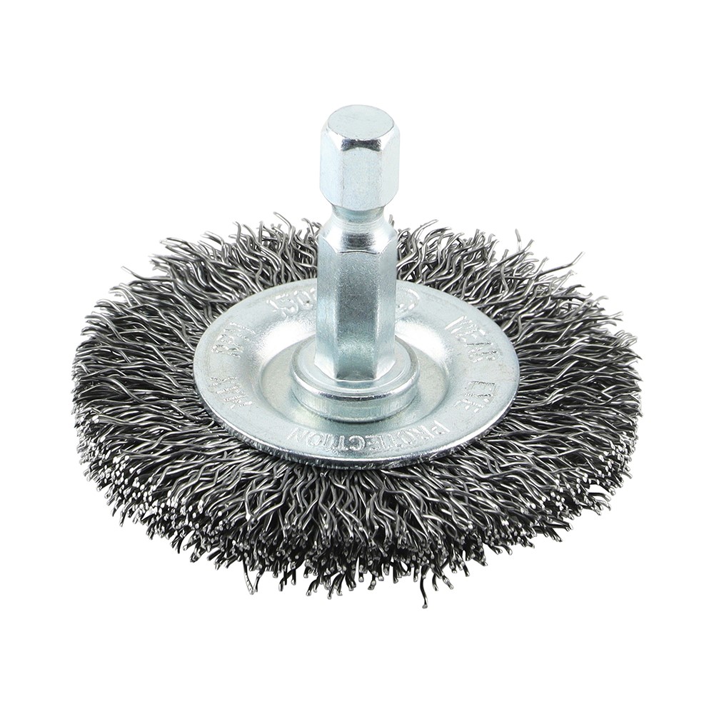 TIMCO Drill Wheel Brush - Crimped Steel Wire 50mm