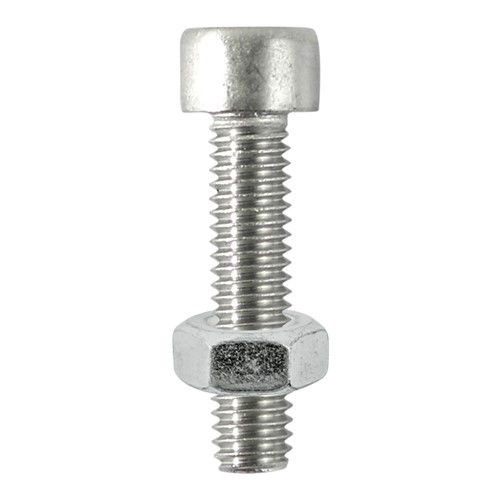 TIMCO Socket Screws & Hex Nuts - Cap - Stainless Steel M5 x 20mm (8 Pack)
