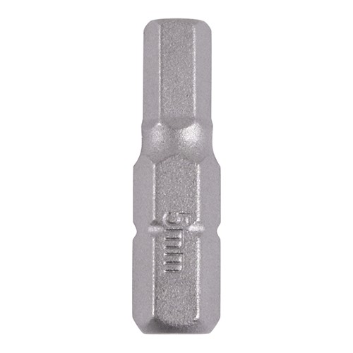 TIMCO S2 Driver Bits - HX 5.0 x 25mm (2 Pack)