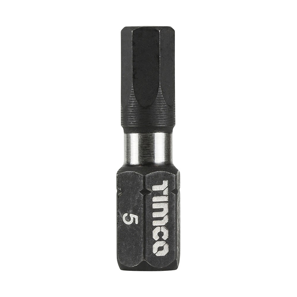 TIMCO Impact Driver Bits - Hex 5.0 x 25mm (10 Handy Bit Pack)