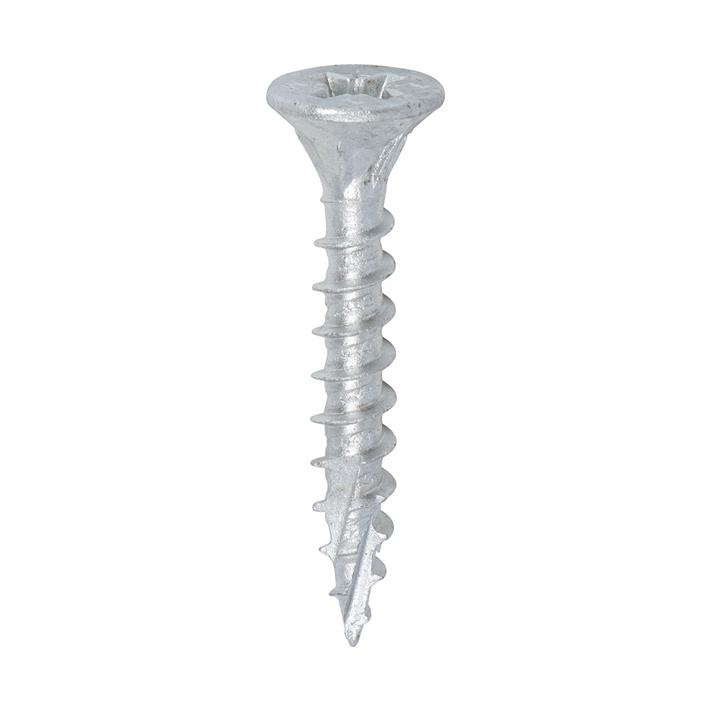 TIMCO C2 Exterior Strong-Fix Multi-Purpose Premium Screws - PZ -Silver 6.0 x 40mm (200 Pack)