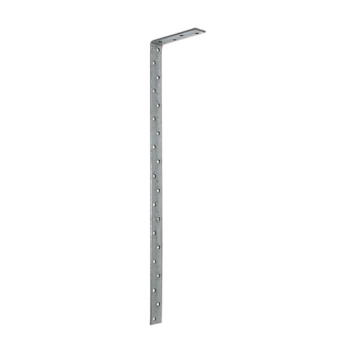 TIMCO Restraint Straps - Light Duty - Bent - Galvanised 500/100mm (Pack of 10)