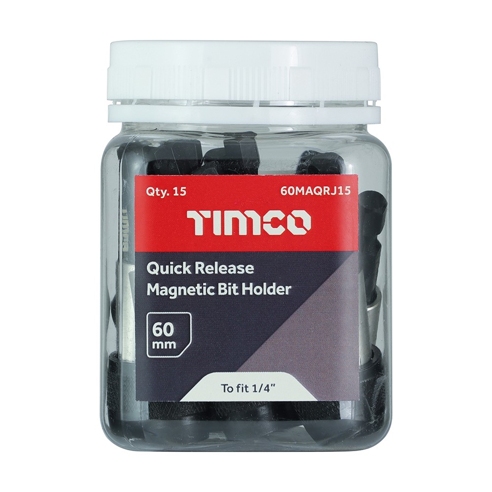 TIMCO Quick Release Magnetic Bit Holder 1/4