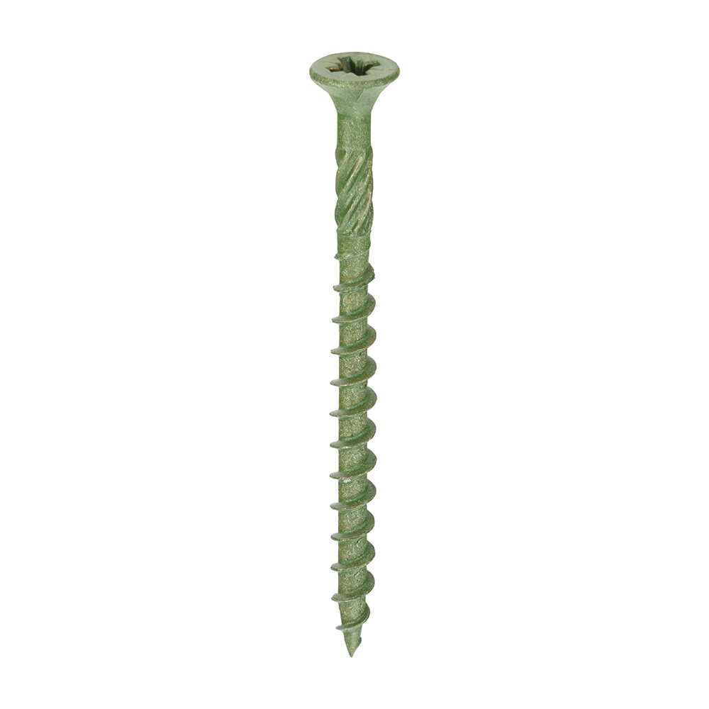 TIMCO Decking Screws - PZ -Exterior - Green 4.5 x 60mm (1500 Tub)