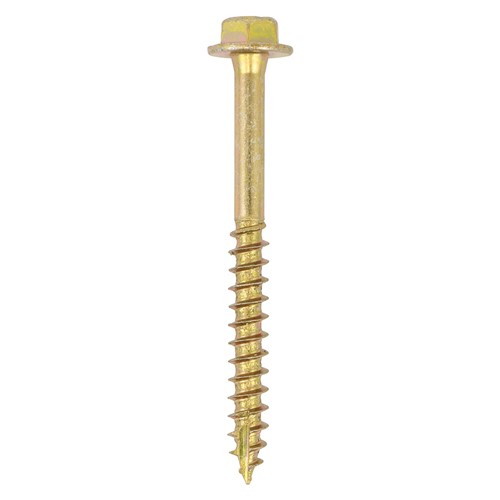 TIMCO Solo Coach Screws - Hex Flange 6.0 x 100mm (8 Pack)