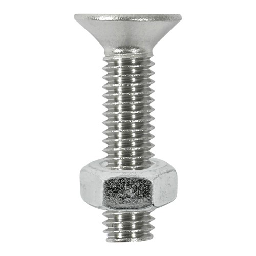 TIMCO Socket Screws & Hex Nuts - Countersunk - Stainless Steel M6 x 25mm (6 Pack)
