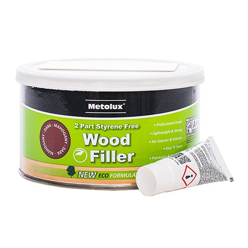 TIMCO Metolux 2 Part Styrene Free Wood Filler - White 275ml