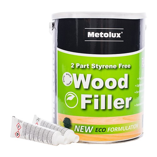 TIMCO Metolux 2 Part Styrene Free Wood Filler - White 3.3L