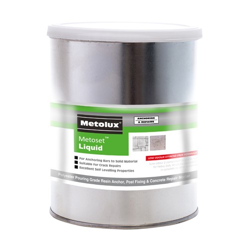 TIMCO Metolux 2 Part Metoset Liquid Mortar - Grey 1kg