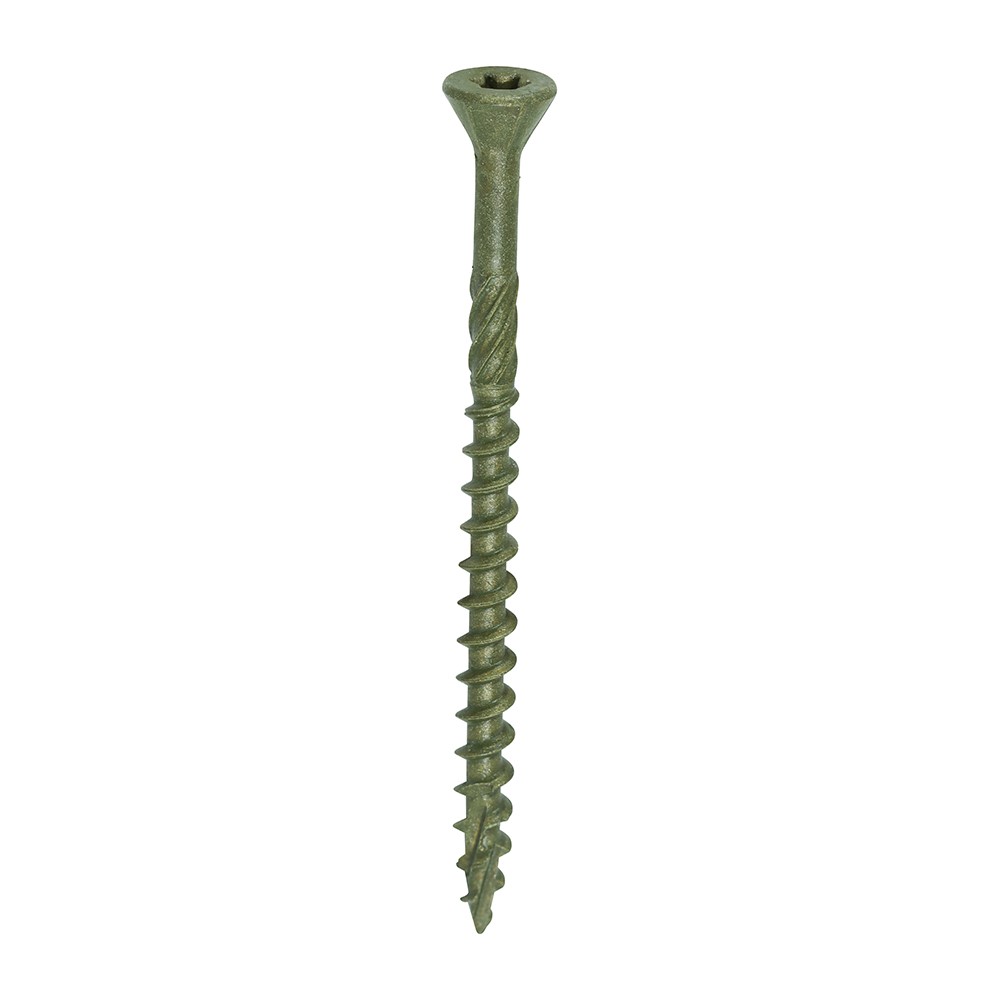 TIMCO C2 Deck-Fix Premium Decking Screws - TX - Countersunk - Exterior - Green 4.5 x 65mm (1000 Pack)