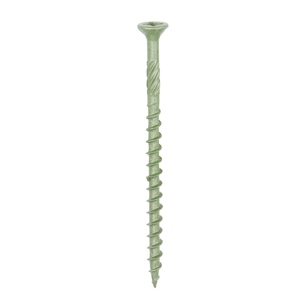 TIMCO Decking Screws - PZ -Exterior - Green 4.5 x 70mm (200 Pack)