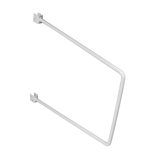 TIMCO Twin Slot Flexible Bookend - White 200mm