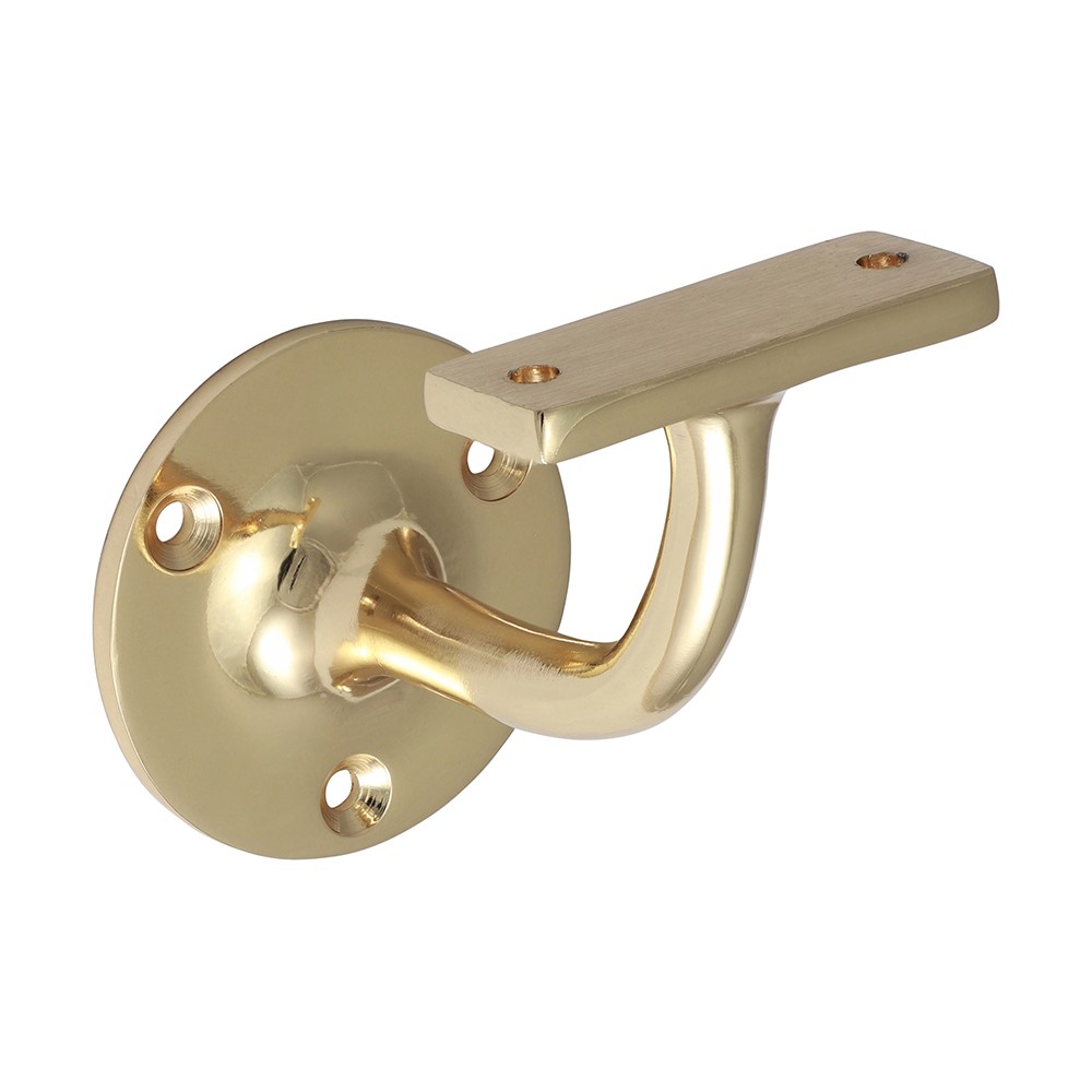 TIMCO Handrail Bracket - Electro Brass 64mm