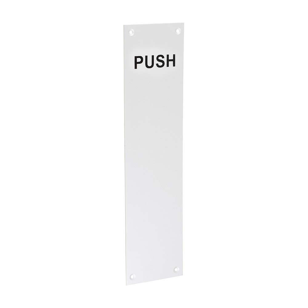 TIMCO Finger Plate Push - Satin Anodised Aluminium 305 x 76mm