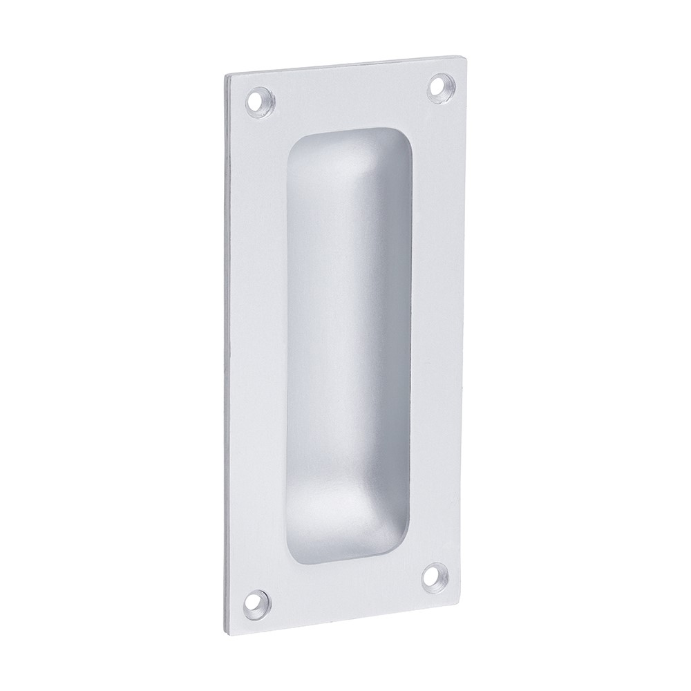TIMCO Flush Pull - Satin Anodised Aluminium 89mm