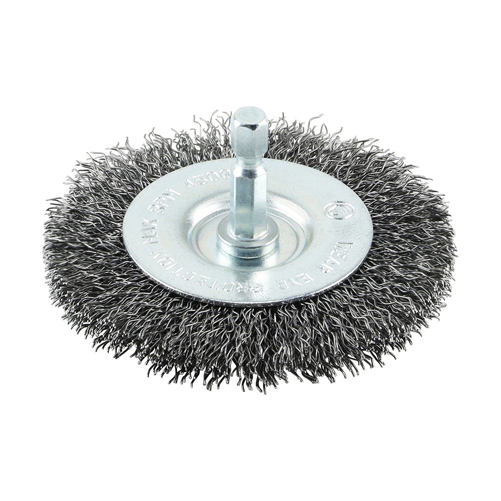 TIMCO Drill Wheel Brush - Crimped Steel Wire 75mm