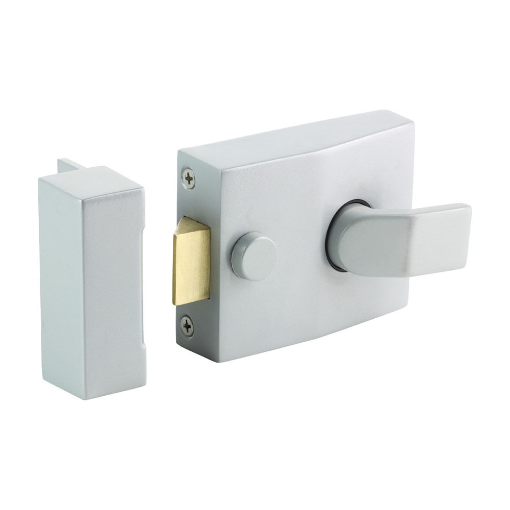 TIMCO Nightlatch Silver 94mm Case / 60mm Backset (1)