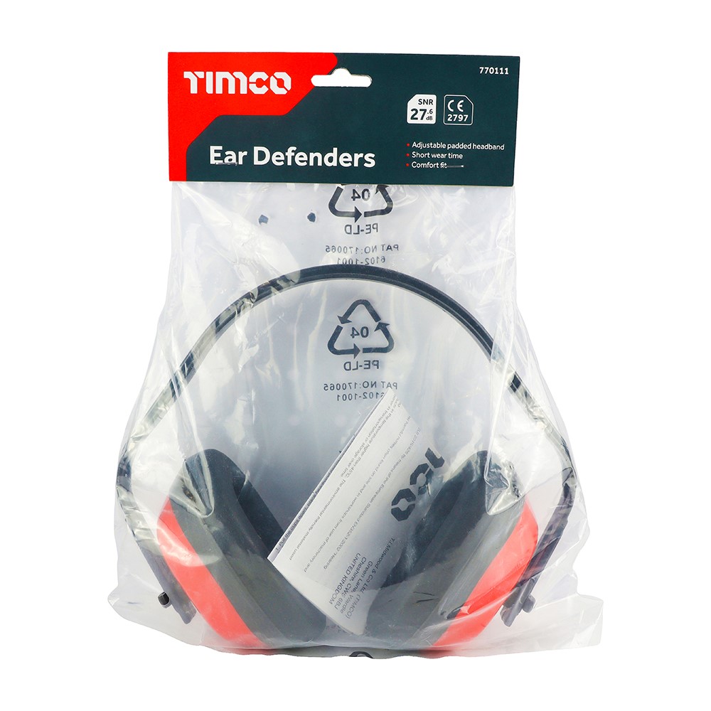 TIMCO Ear Defenders - 27.6dB One Size