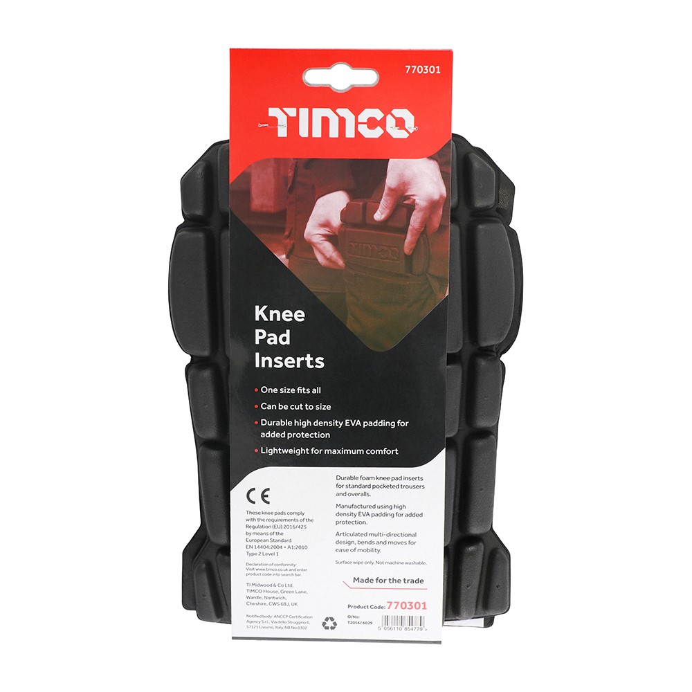 TIMCO Knee Pad Inserts One Size