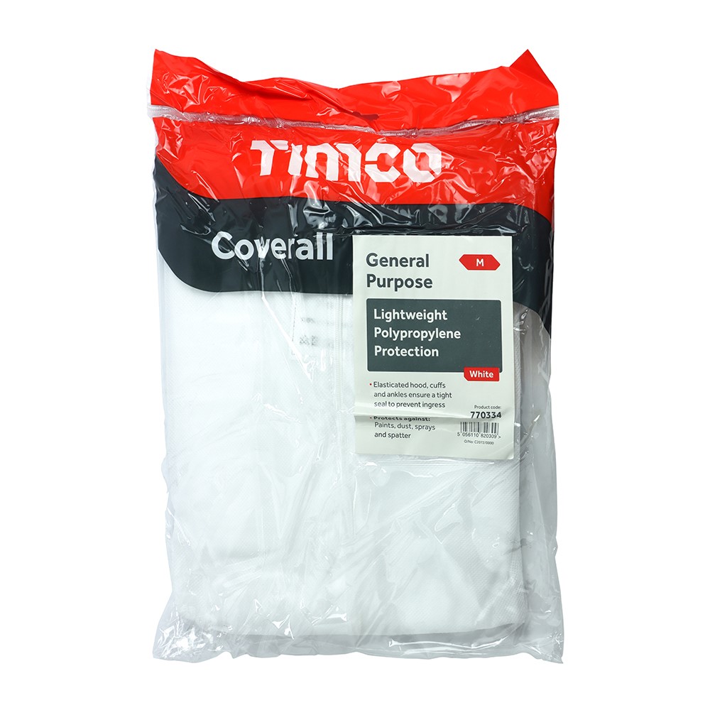 TIMCO General Purpose Coverall - White Medium