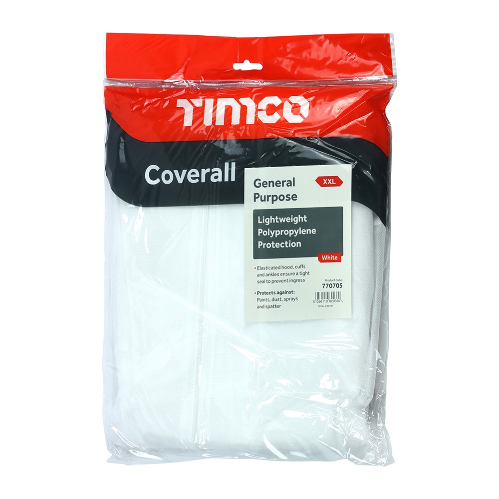 TIMCO General Purpose Coverall - White XX Large