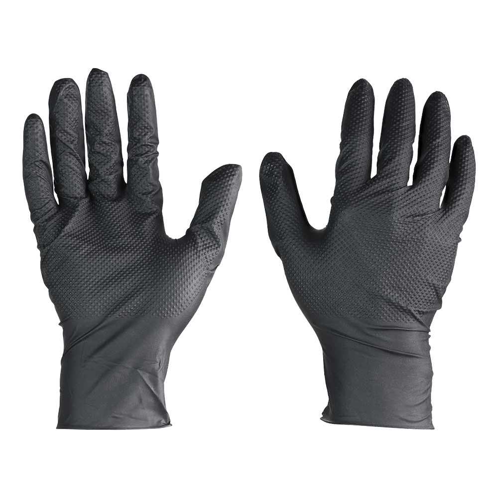 TIMCO Diamond Textured Disposable Nitrile Gloves Medium (50 Pack)