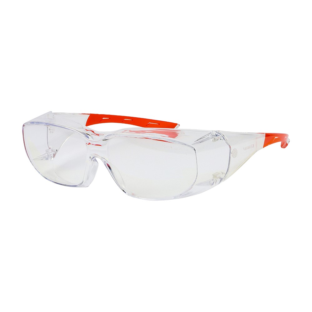 TIMCO Slimfit Overspecs Safety Glasses - Clear One Size