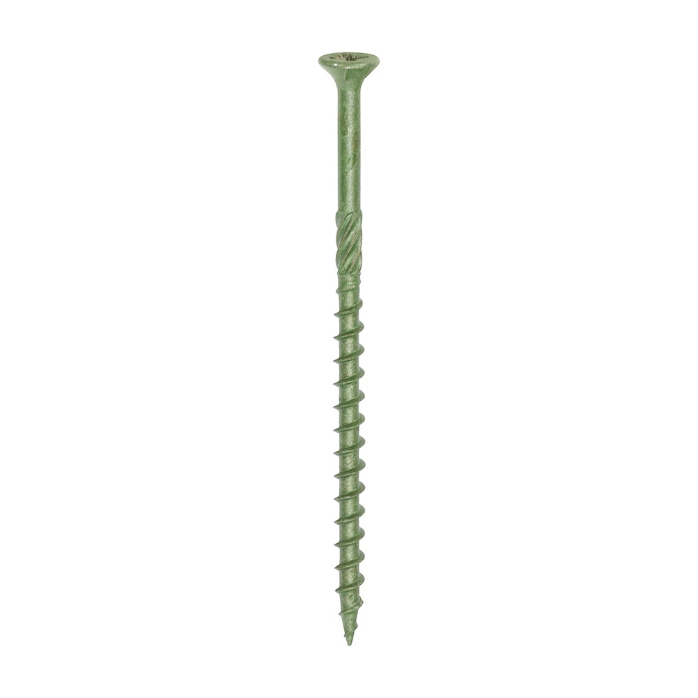 TIMCO Decking Screws - PZ -Exterior - Green 4.5 x 80 mm (200 Pack)