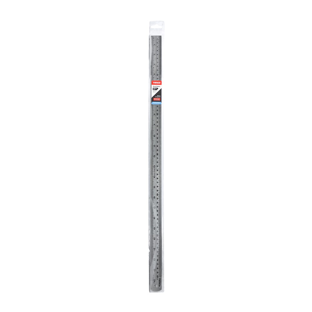 TIMCO Steel Ruler 600mm