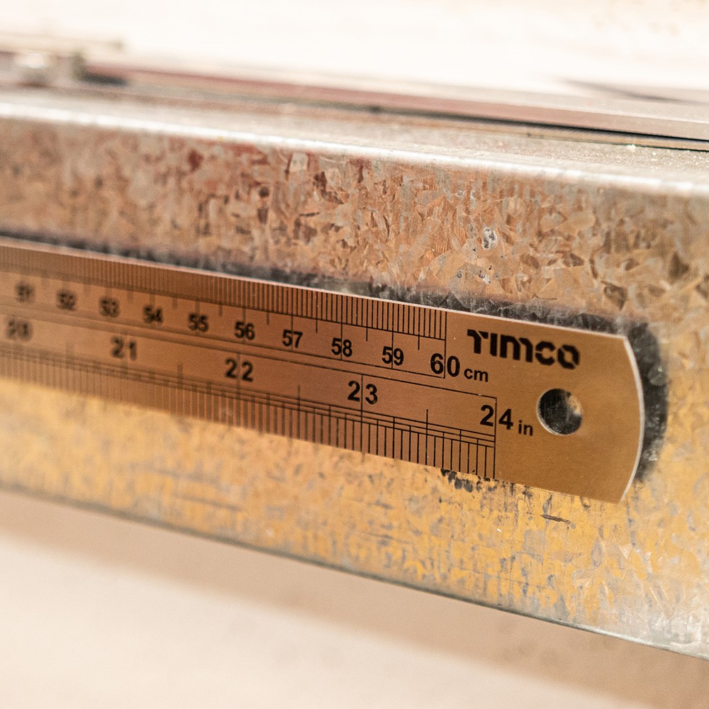 TIMCO Steel Ruler 600mm