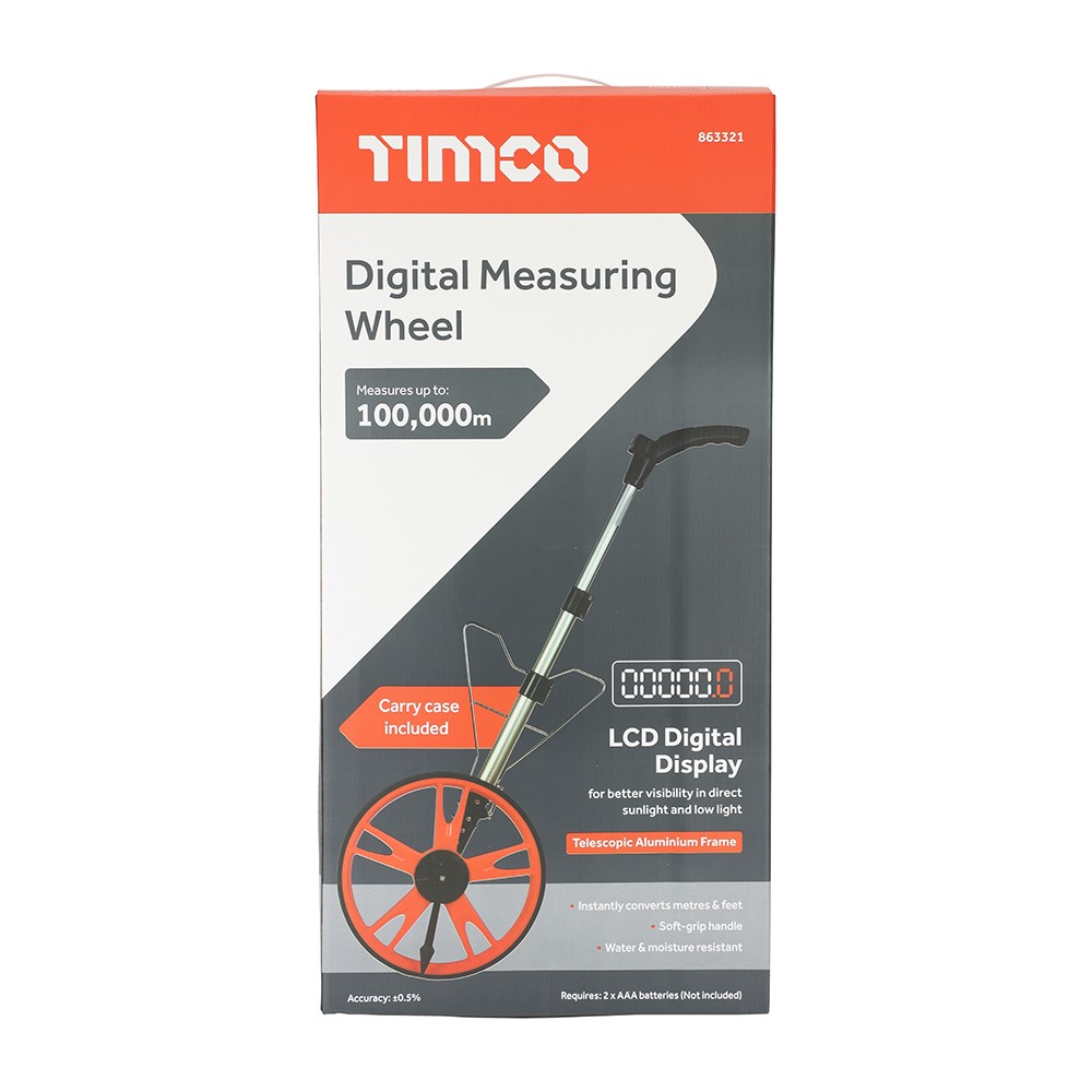 TIMCO Measuring Wheel - Digital Up to 100,000m