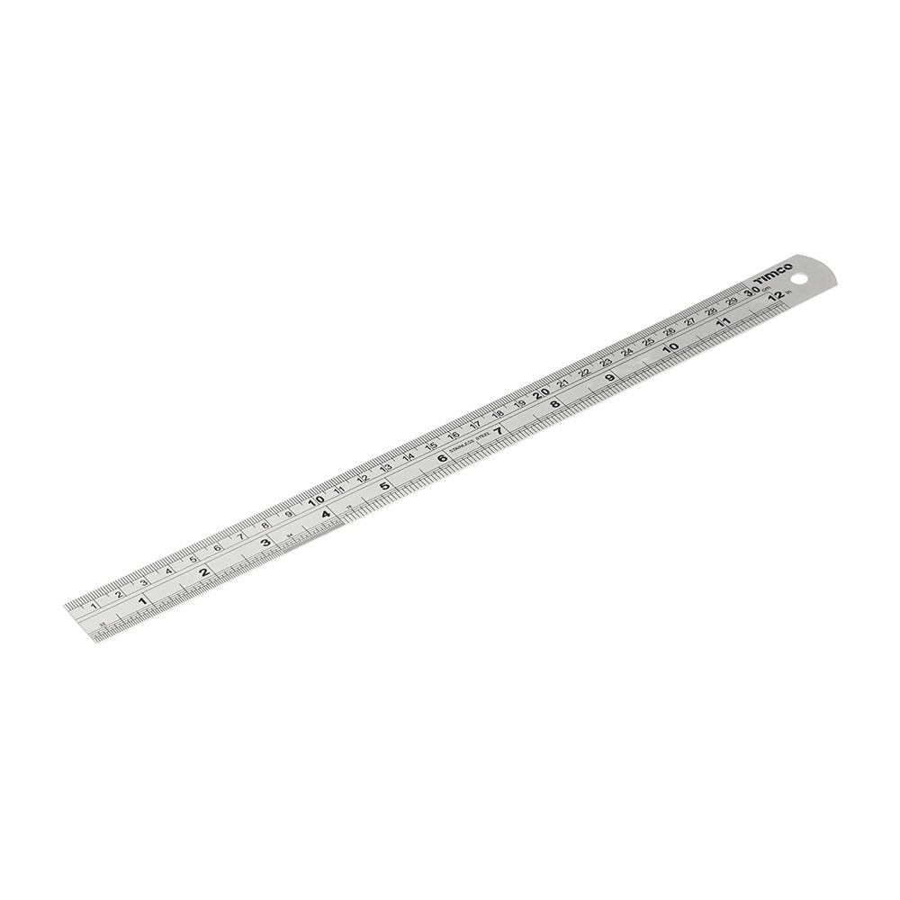 TIMCO Steel Ruler 300mm