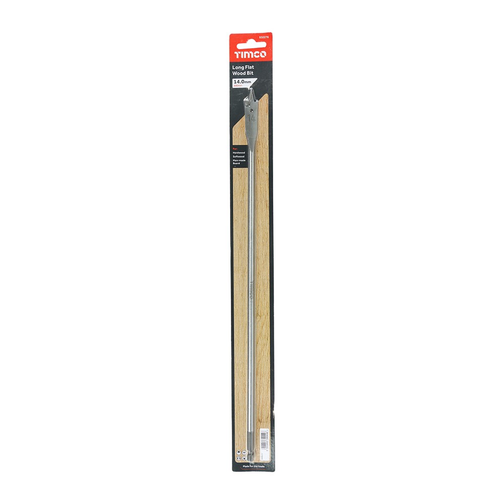 TIMCO Long Flat Wood Bit 14.0 x 400mm