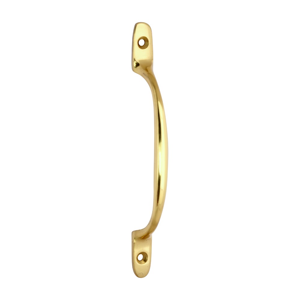 TIMCO Sash Pull Handle Polished Brass 160mm (1)