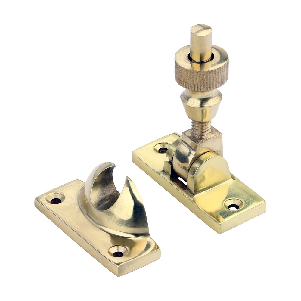 TIMCO Brighton Sash Fastener Polished Brass 57 x 22mm (1)