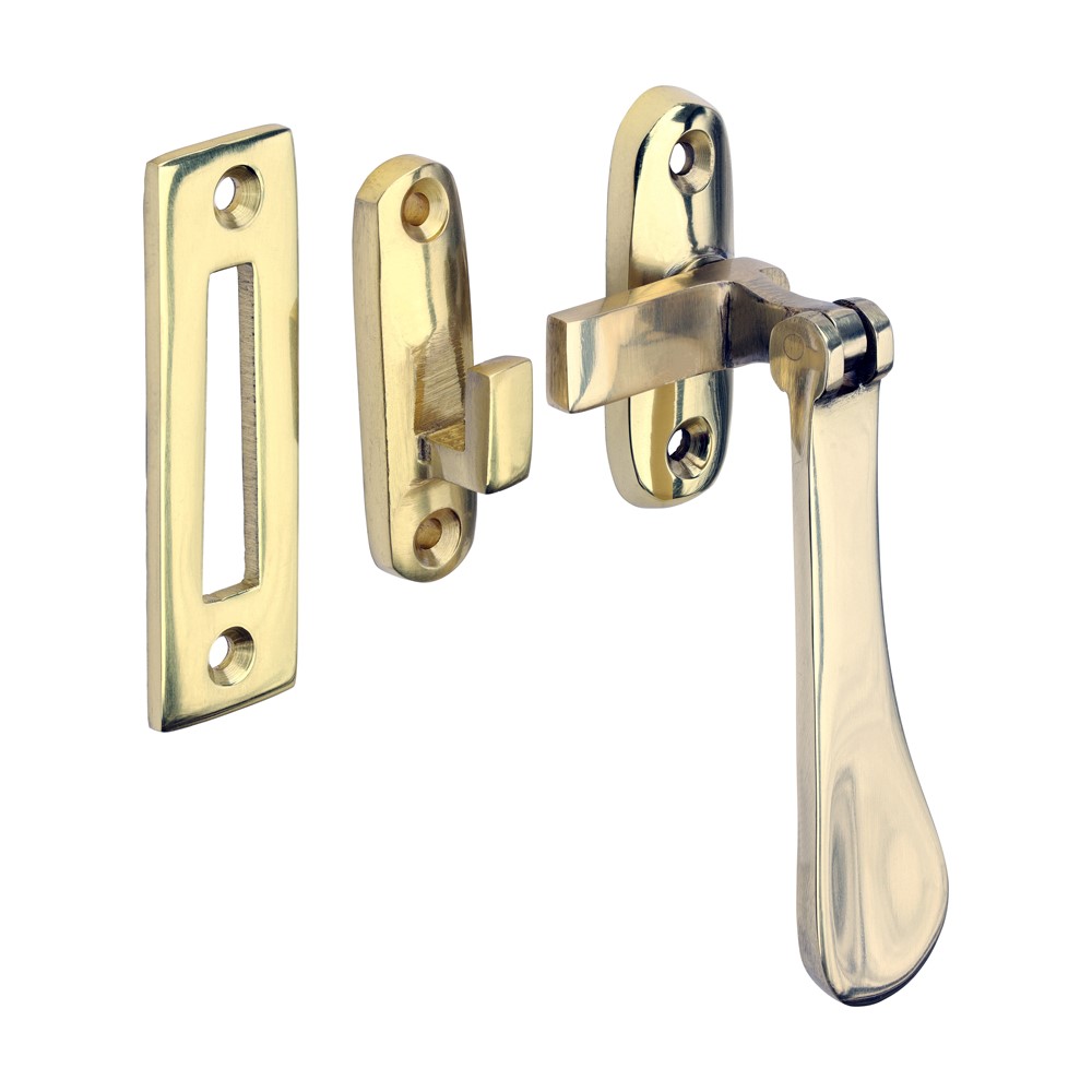 TIMCO Casement Fastener Polished Brass 54 x 19mm (1)