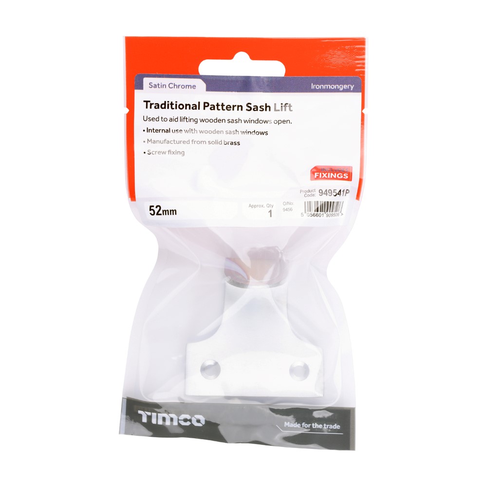 TIMCO Sash Lift Satin Chrome 52mm (1)