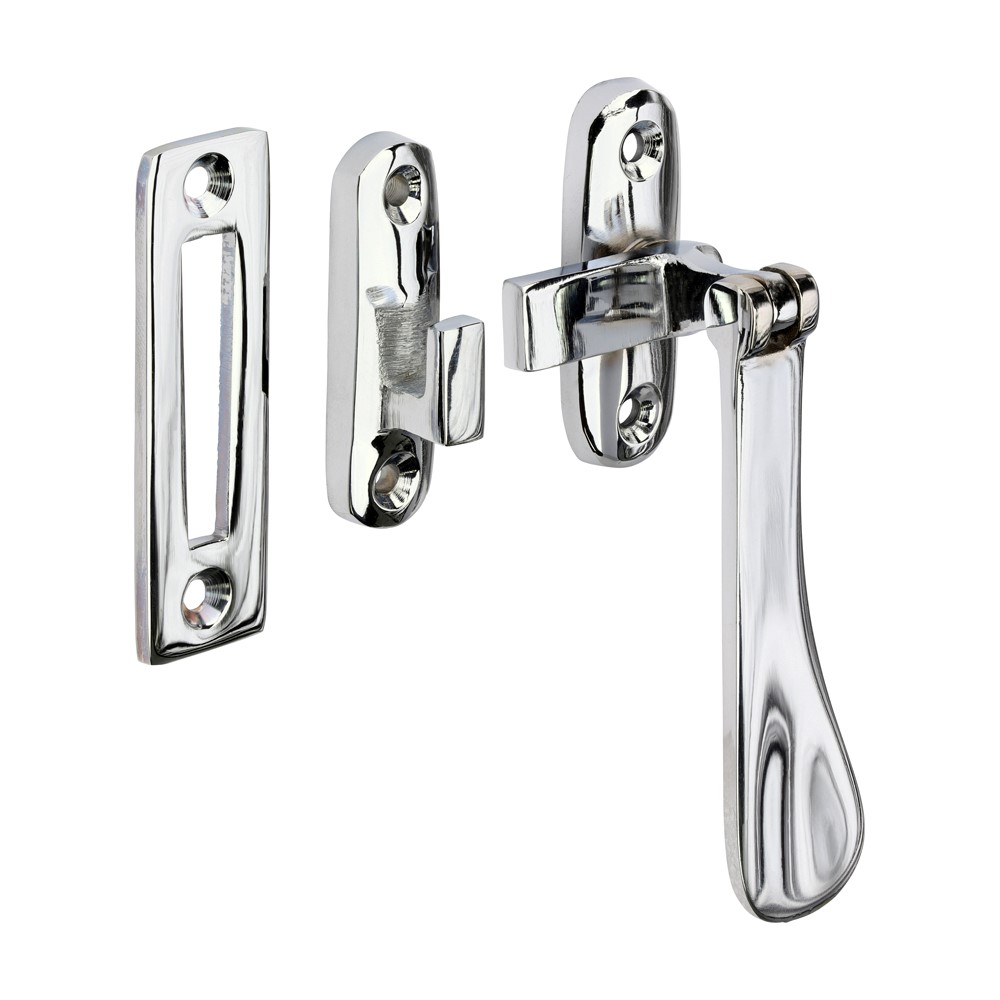 TIMCO Casement Fastener Polished Chrome 54 x 19mm (1)