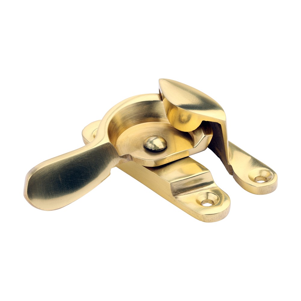 TIMCO Fitch Sash Fastener Polished Brass 68 x 14mm (1)